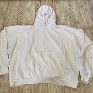 White oversized hoodie size M/L